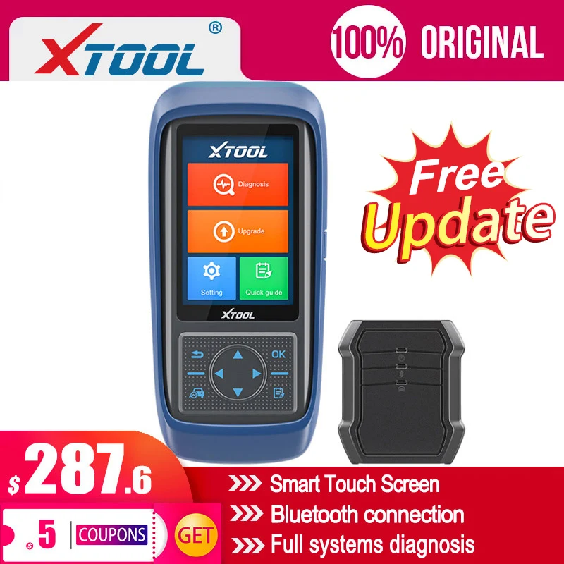 Автомобильный диагностический сканер XTOOL A30 PRO с сенсорным экраном OBD2 12 видов| |