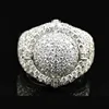 FDLK hermosa joyería de marca cúbico Natural Zirconia blanco piedra de cristal de boda de los hombres de tamaño 6 anillo-13 ► Foto 2/5