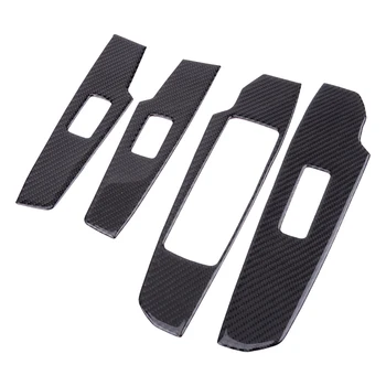 

Carbon Fiber Black Texture Window Switch Button Panel Cover Trim fit for Lexus IS250 IS350 2014 2015 2016 2017 2018