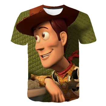 

2020 New Listing Cartoon movie Toy Story 4 3D Printed Children T-shirt Fashion Short Sleeve kids Funny T shirt