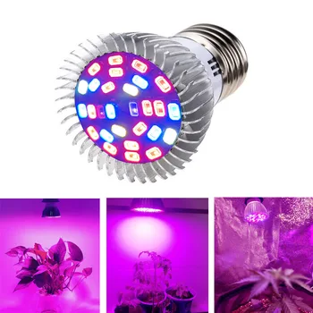 

Led Grow Bulb E27 Full Spectrum Phyto Led E27 Hydroponic Growth Light 220V IR UV Lamp Plant Flower Seedling Growing Fitolamp