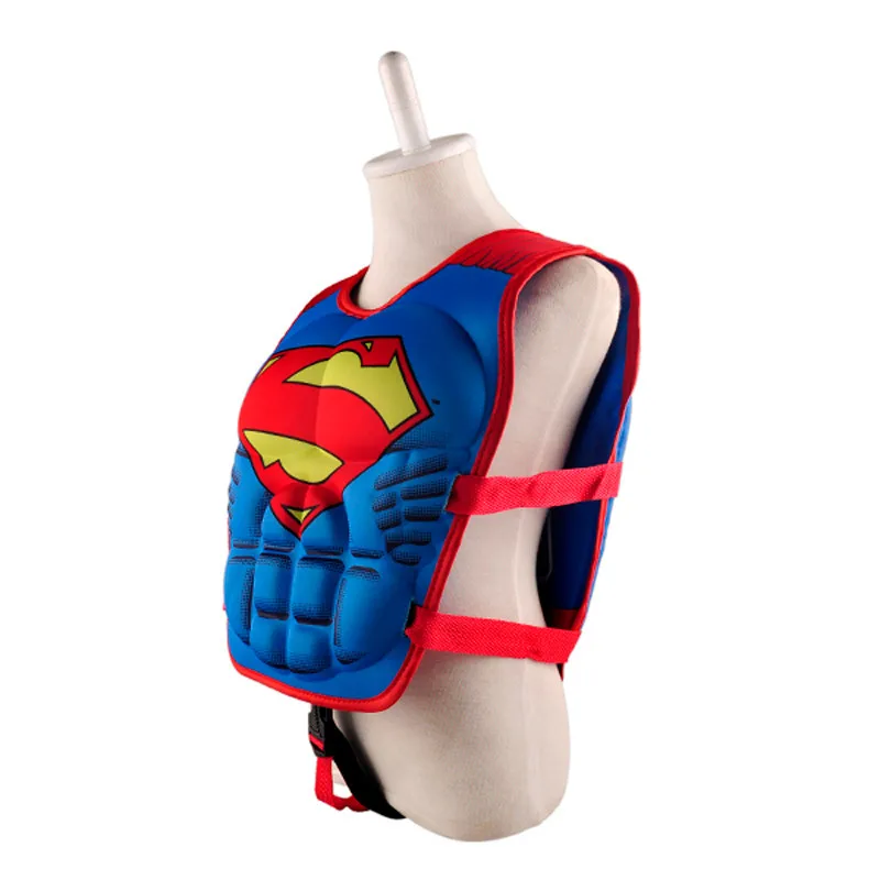 Детская Спасательная куртка, жилет, Супермен, Бэтмен, Человек-паук, для мальчиков и девочек, рыболовный супергерой, плавательный круг, аксессуары для бассейна, кольцо