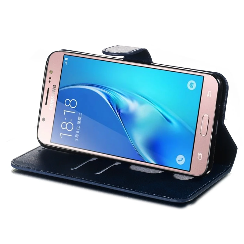 Кожаный чехол-книжка для samsung Galaxy J7, чехол-кошелек, чехлы-книжки для samsung Galaxy J7, J710, J710F, SM-J710F, Etui