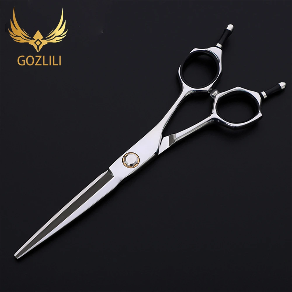 GOZLILI Japanese 440C Hair Scissors Professional Hairdressing Scissors With Big Bearing Screw Hair Cutting And Thinning Scissors (7)