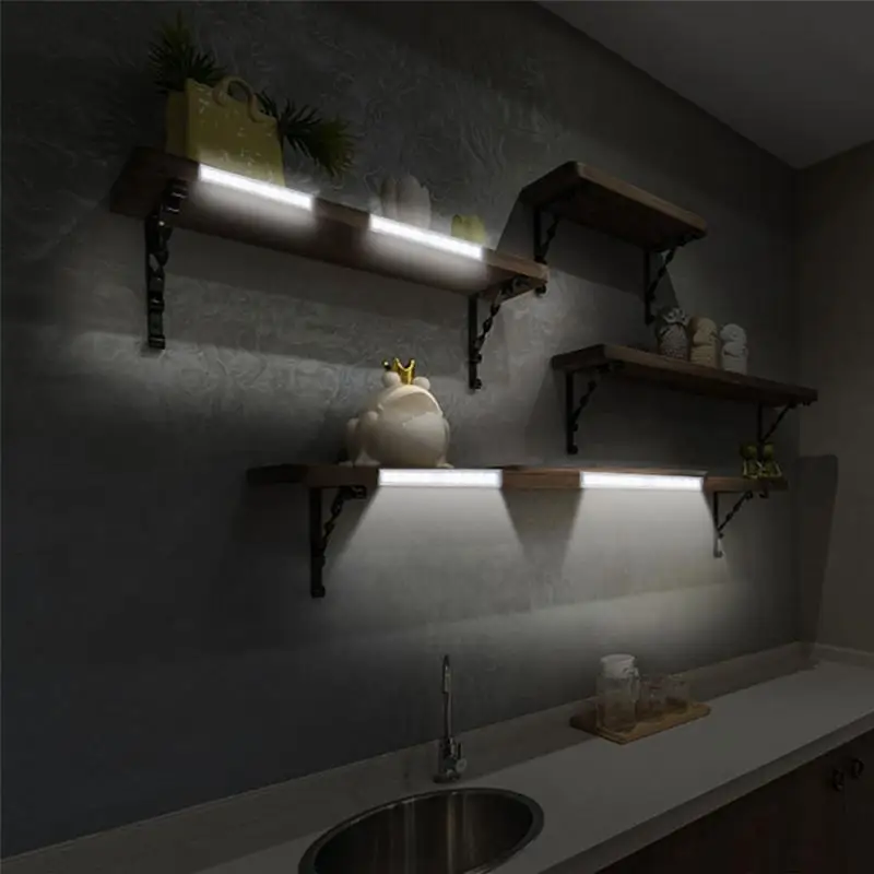  LED Under Cabinet Light PIR Motion Sensor Lamp 24 LED Wireless USB Rechargeable Kitchen Lights For  - 4000507110195