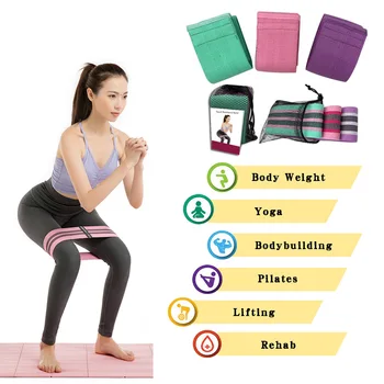 

Yoga resistance band squat hip resistance band hip lift belt beautiful hip ring elastic band elastico para ginastica