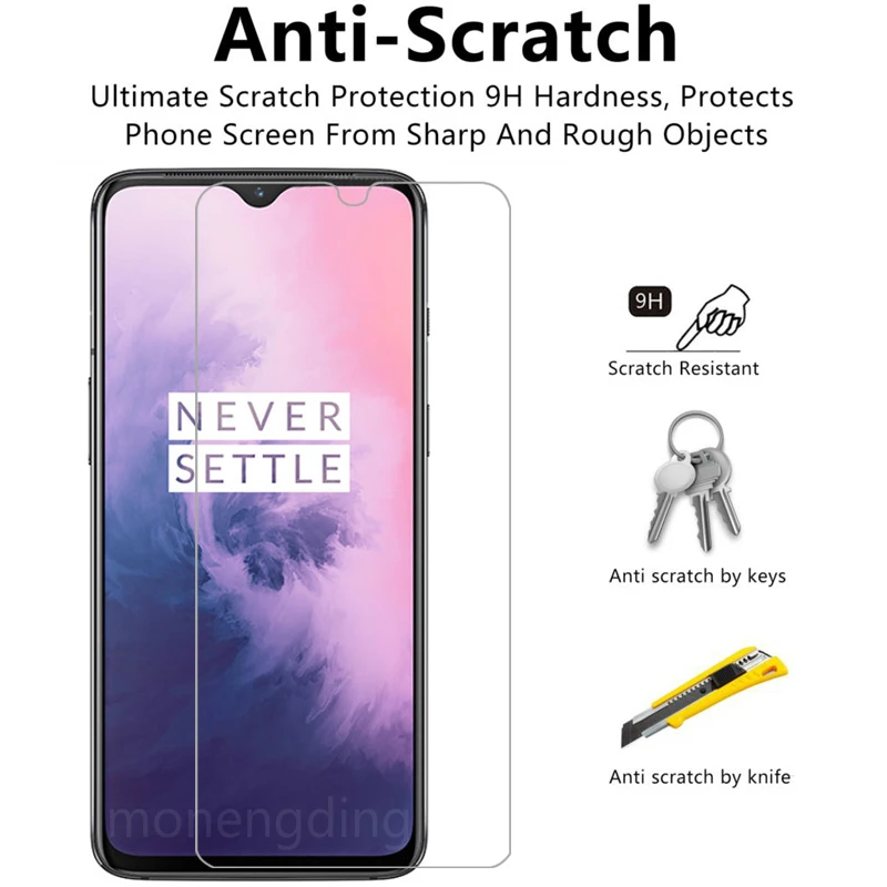 Закаленное стекло HD для Oneplus 7 7T 6 T 5T 5 3T 1 + One Plus Oneplus7 8Pro защита экрана закаленное