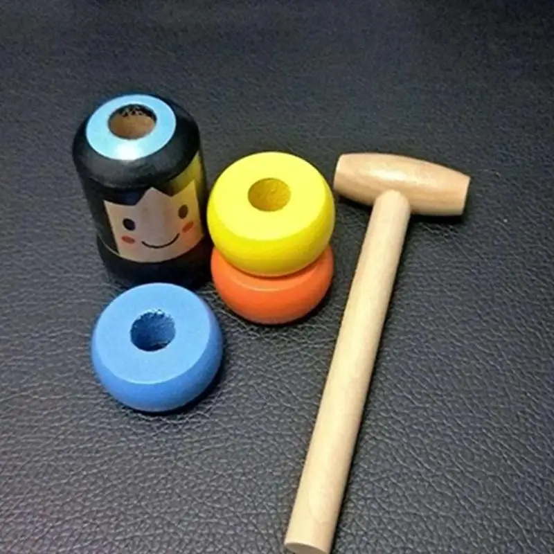 Lustiges Holz Puppe Magisch Spielzeug Immortal Daruma Automatik Montieren Ki&ef 