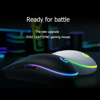 

Logitech New Lighting Gaming Mouse Accessories RGB 6 Buttons Game Entertainment 8000 DPI Wired Mouse for Logitech G102 LIGHTSYNC
