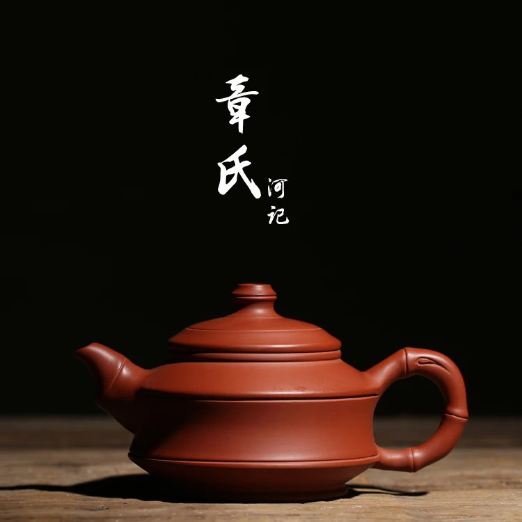 

Деревянная руда чаочжоу традиционный бамбуковый чайник кунг-фу Чжу грязь ZhangXiHe son ZhangWeiQin ручная работа