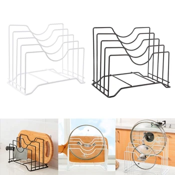 

Magazine Book Shelf Kitchen Drainer Knife Racks Chopping Cutting Board Holder Pan Lid Cover Stand Plate Bakeware Storage Shelf