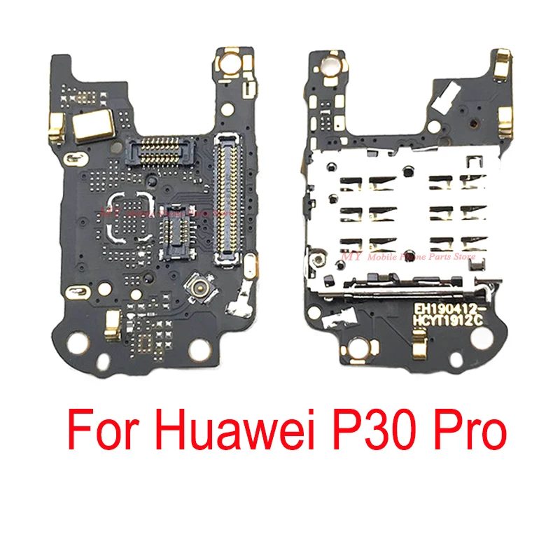 

10 PCS New Sim Card Slot Flex Cable For Huawei P30 Pro P30pro Reader Connector Slot Tray Holder Rearder Flex Cable Spare Parts