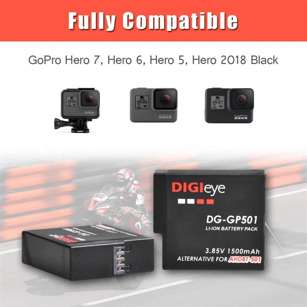 GoPro HERO 7 BLACK 踏める 純正バッテリー2個付き