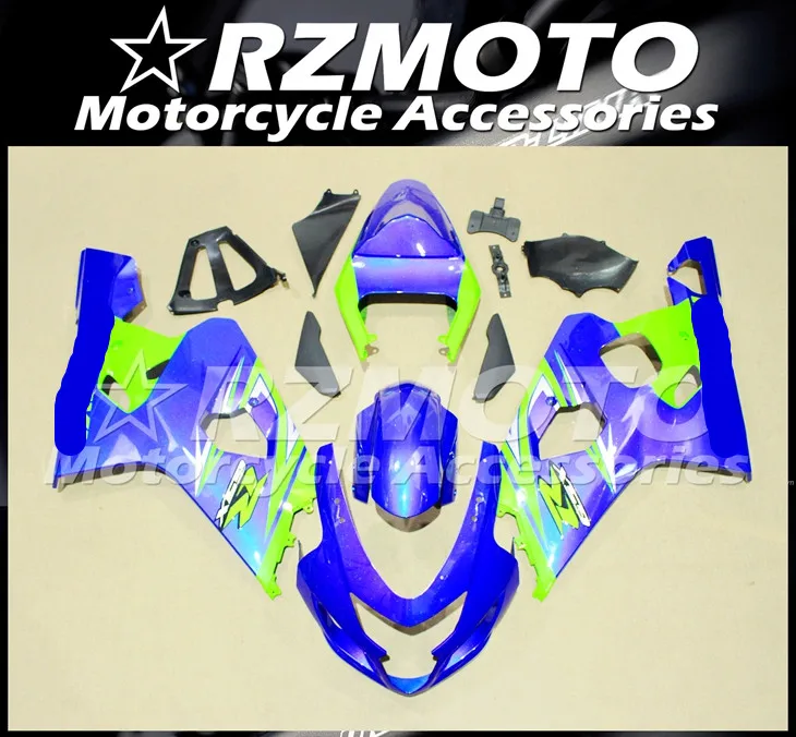 ABS мотоцикл обтекатель комплект для SUZUKI GSXR600 750 K4 2004-2005 год кузов литья под давлением Магазин № 1111