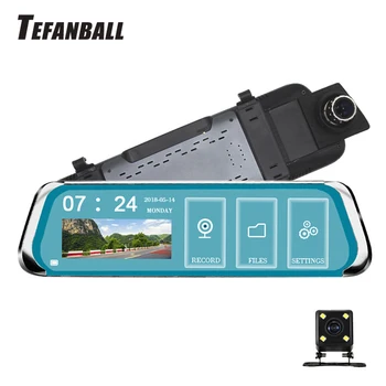 

4G ADAS Car DVR Camera 10"Android Stream Media Rear View Mirror HD 1080P WiFi GPS Dash Cam Registrar Video Recorder