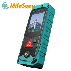 Mileseey P7 80 м 100 м 150 м 200 м Bluetooth лазерный дальномер с поворотным сенсорным экраном Rechargerable лазерный метр