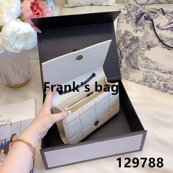 

2020 Leather High Version Ladies Messenger Bag Messenger Bag Shoulder Bag Chain Bag Luxury Women Bags Designer Packaging Handbag