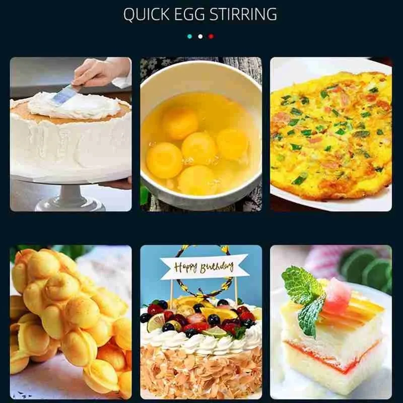 Food Grade Manual Silicone Egg Mixer Beater Whisk Hand Cream Kitchen Blender Tools Stirring G6J2