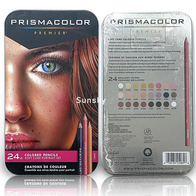 New Original 24 48 72 132 150 Prismacolor Premier Oil Color Pencil Sanford  Hand Drawing Sketch Pencil Art School Supply Tin Box - Wooden Colored  Pencils - AliExpress