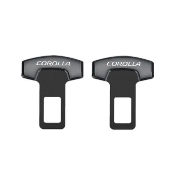

for Toyota Corolla accessories car styling Safety Belt Buckles Real Trucks Car Seat Safty Belt Alarm Canceler Stopper 2PCS