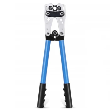 

6-50mm2 HX-50B Wire Terminal Crimping Plier Tool Cable Lug Crimper Copper Nose Terminal Ratchet Electrician Plier