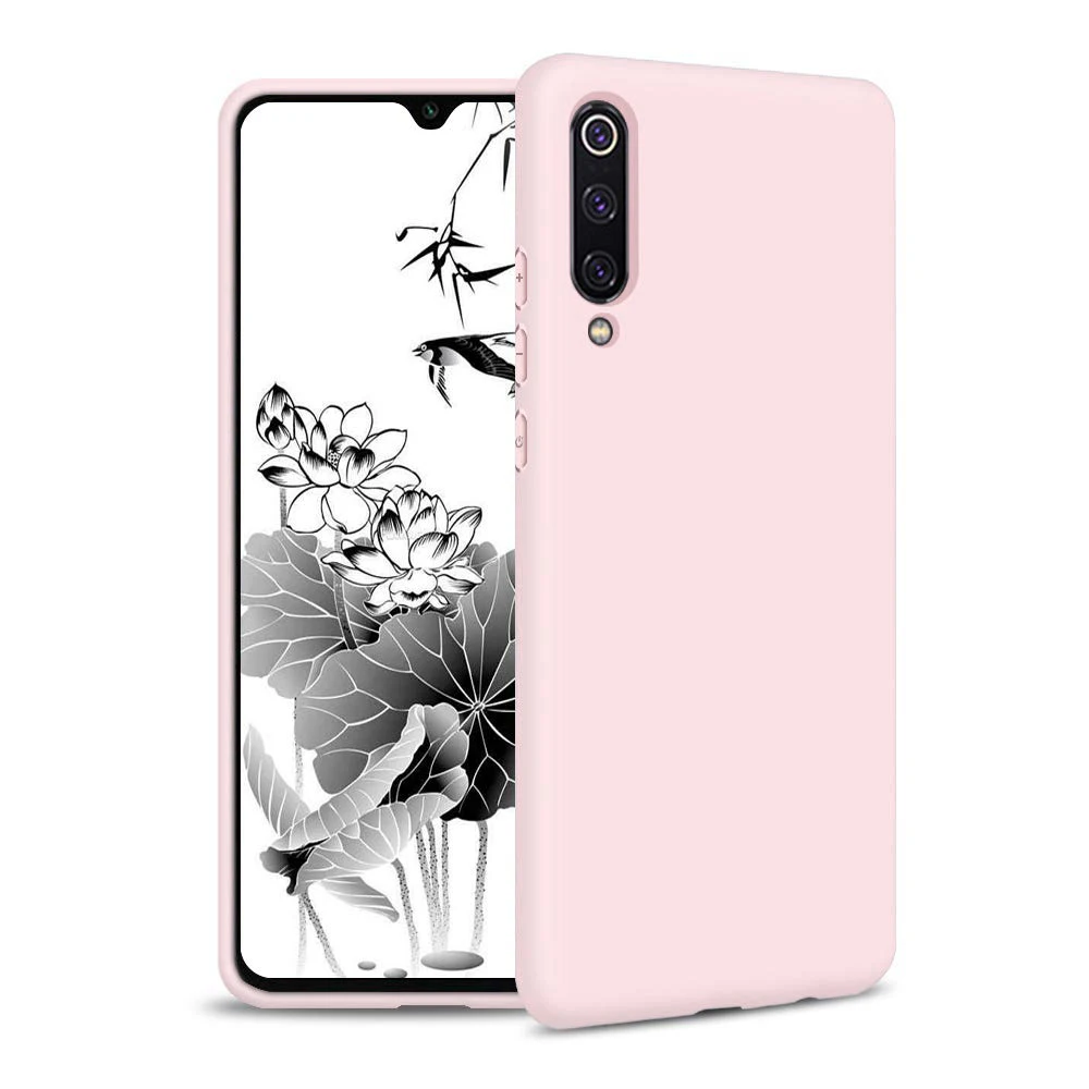 LPink Силиконовый чехол для Samsung Galaxy A50 A30 A40 A10 A20 A70 тапочки однотонного яркого A20e M20 A7 Примечание 10 S8 S9 S10 плюс S10e 5G чехол Крышка - Цвет: LPink