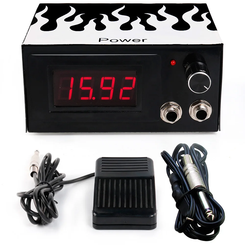 

Stigma Tattoo Machine Liquid Crystal Power Supply Tattoo Equipment New Style Tattoo Machine Only Power Switch Pedal Transformer