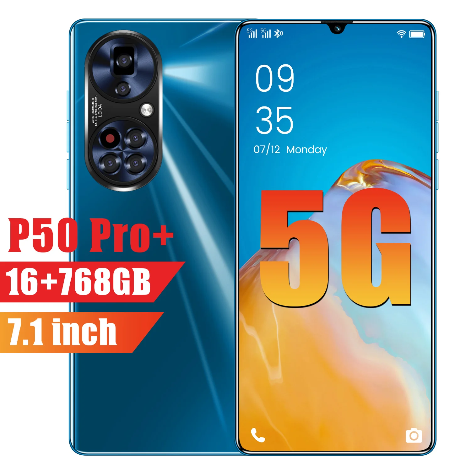 Smartphones P50 Pro+ Mobile phones 7.1