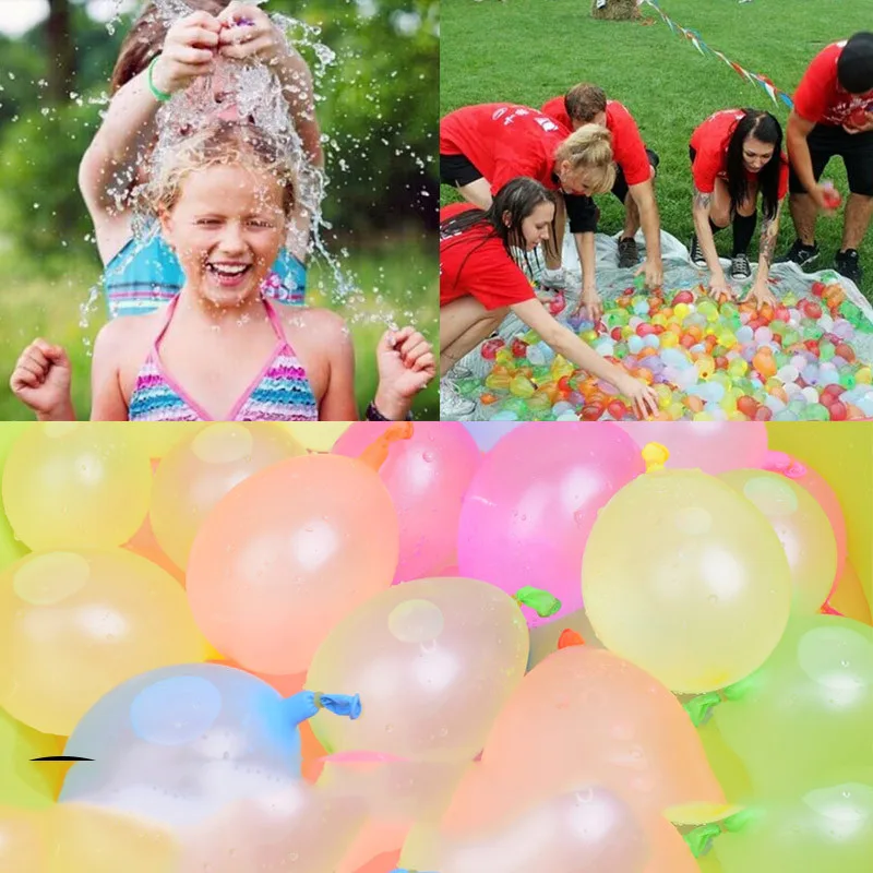 yuanhaourty 111pcs Water Balloons for Rubbers Balloons Bunch Water Bombs Beach Toys Kids Toy Beach Games 