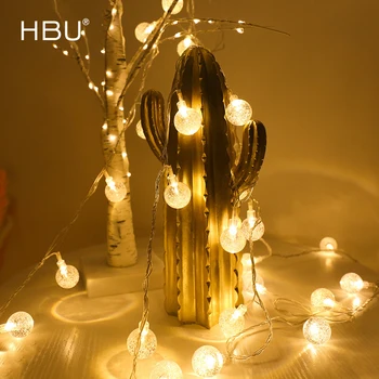 String Lights 3M 6M 10M Fairy Guirlande Led Bal Waterdicht Voor Kerstboom Wedding Thuis Indoor Decoratie batterij Aangedreven