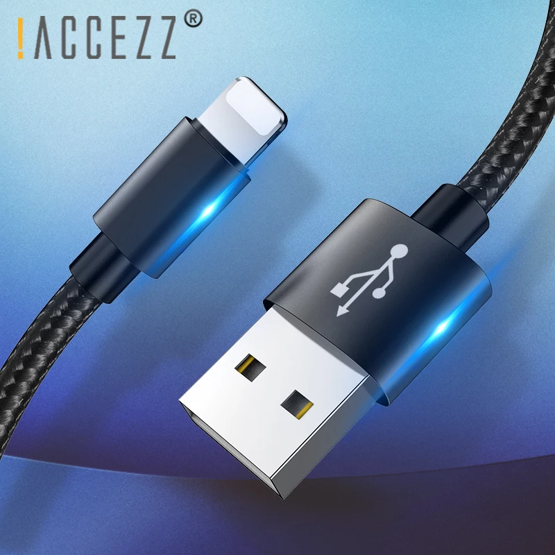 ! ACCEZZ кабель передачи данных для быстрой зарядки Apple Phone iPhone X 7 6 8 6S 5S Plus XS MAX XR iPad Mini