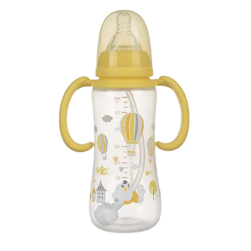 

On Health Baby Products 140ML Arc-Shaped Petiolosa Pp Automatic Feeding Bottle RK3070