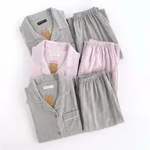 Хлопок, одежда для отдыха, ночная одежда, Женский комплект для сна 1263