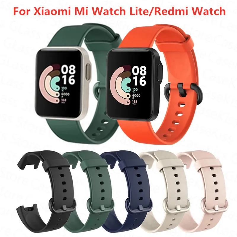 Silicone Strap For Xiaomi Mi Watch Lite Global Version Smart Watch Replacement Sport Bracelet Wristband for Redmi Watch Strap
