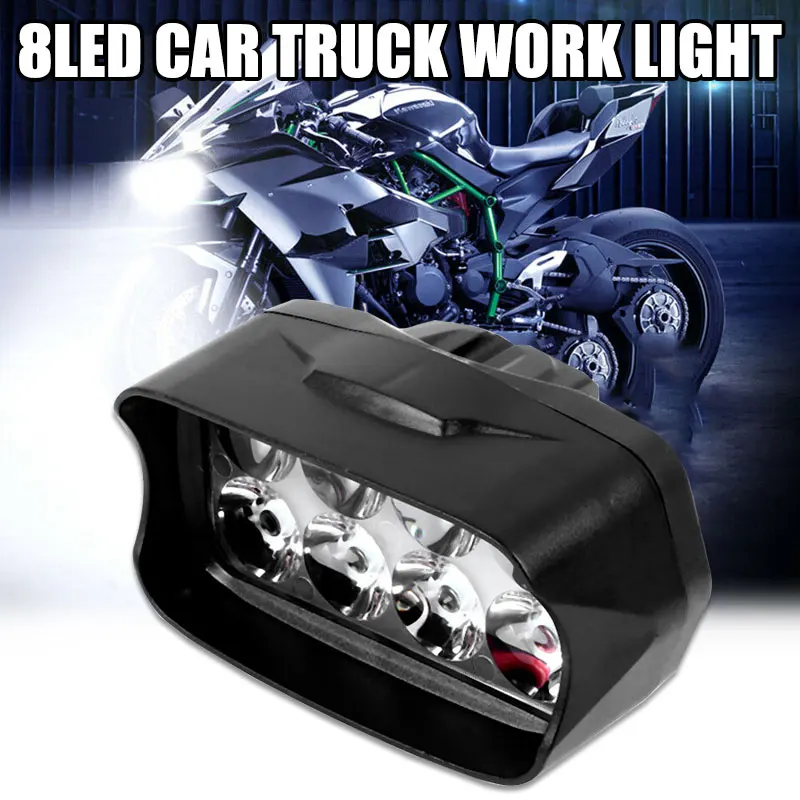 

Super Bright Driving Light Trucks Vehicle 12W Off-Road Lights Universal 8LED Car Work Light Led Work Light