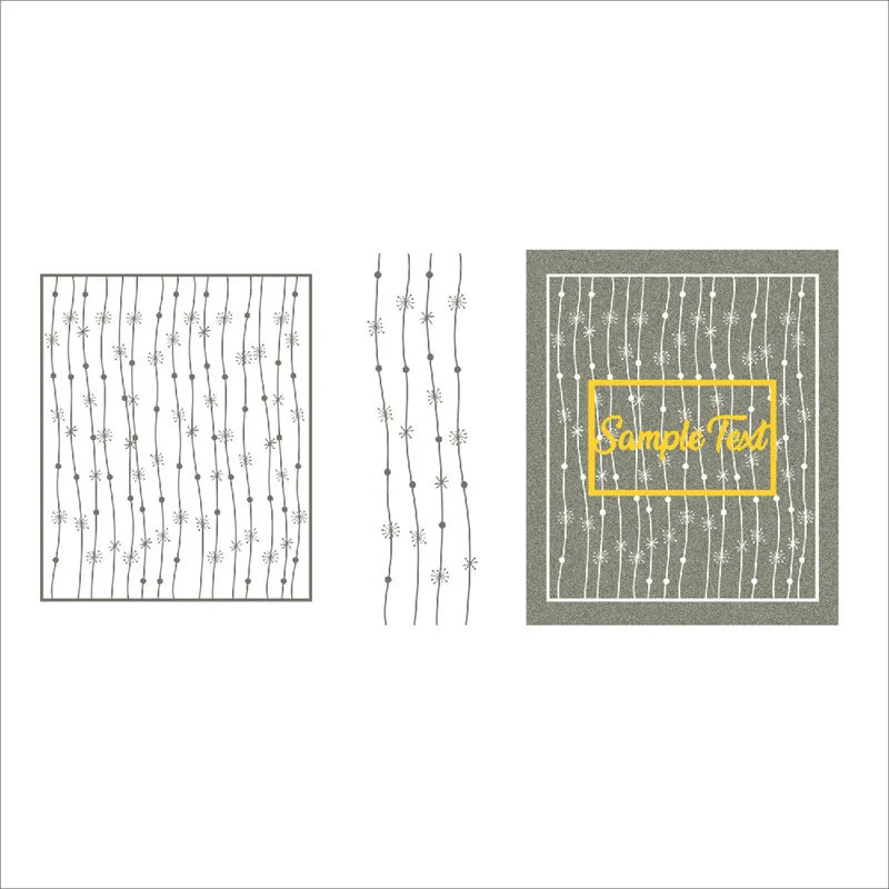 DiyArts новый фон для резки металла штампы листва рамочный трафарет Скрапбукинг