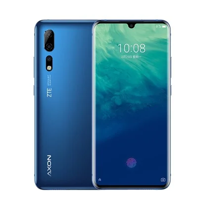 Синий Zte Axon10 Pro Snapdragon 855 Dual SIM 6,4" изогнутый экран 6 ГБ/8 ГБ/12 Гб ram 128 ГБ/256 ГБ rom экран отпечатков пальцев Axon 10 Pro OTA - Цвет: Синий