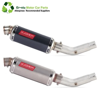 

Full System Slip On For suzuki GSR750 GSR 750 Motorcycle Exhaust Muffler Escape Middle Link Pipe With DB KILLER