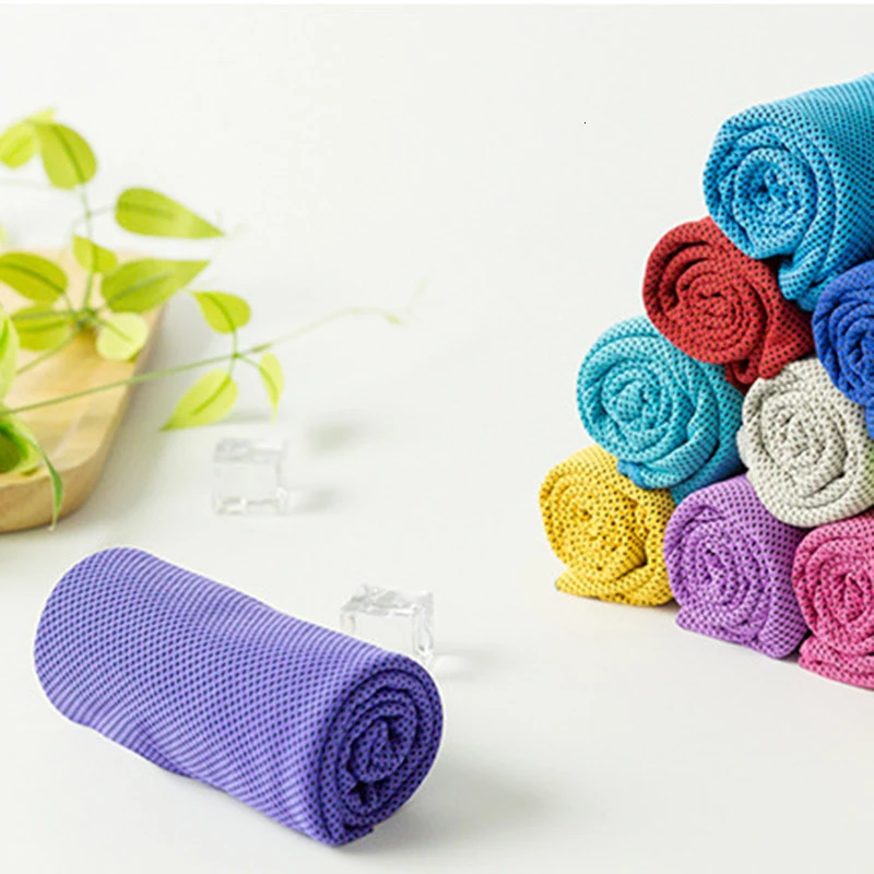 

Towel Cold Sports Training Towel Sensitive Microfiber Fitness Exercise Cools Down Quickly 30*100