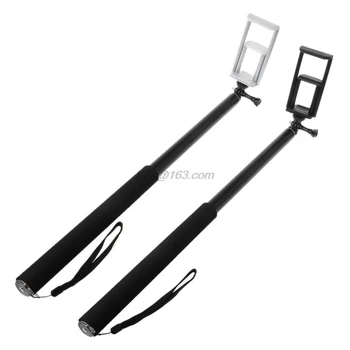 

3m 118 inch Aluminum Monopod Extendable Selfie Stick for GoPro iPhone iPad DSLR Action Camera 3.5" to 10" inch Mobile Phone Tabl