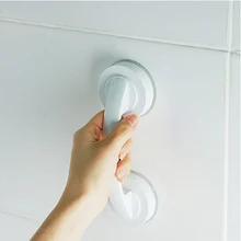 

Free Installation Safety Helping Handle Anti Slip Support Toilet Bathroom Safe Grab Bar Vacuum Sucker Suction Cup Handrail