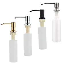 304  Soap Bottle Liquid Soap Dispenser Extension Tube Kit for Kitchen Bathroom Metal Built In Liquid Soap Detergent Dispensers