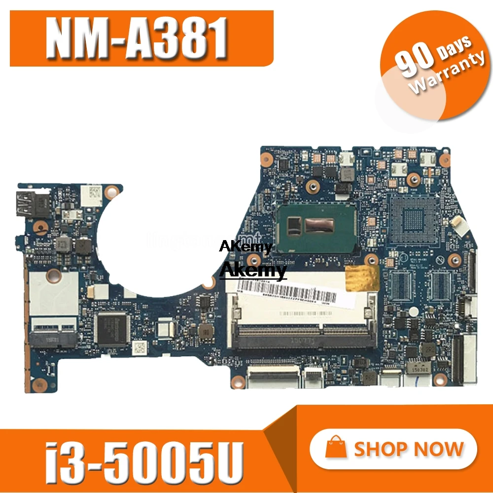 NM-A381 материнская плата для ноутбука For Lenovo YOGA3 14 BTUU1 REV: 1 0 с I3-5005U оригинальная |