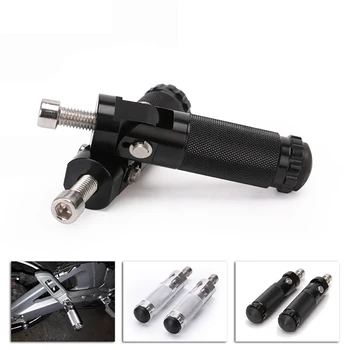 

2Pcs CNC Aluminum Durable Dirt Pit Bike Motor Bike Folding Footrests Foot Rests Pegs Rear Pedals Set Accessories