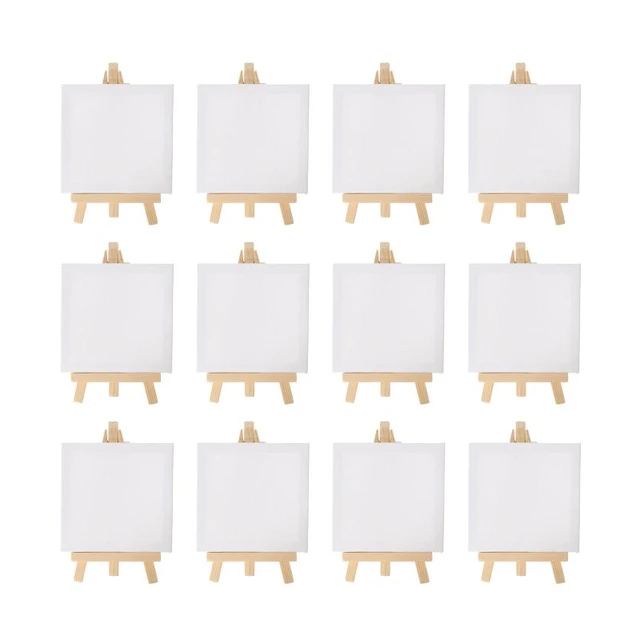 50Pcs Kids Mini Wooden Easel Art Painting Card Stand Display Holder Drawing  for School Student Artist Supplies 16X9cm - AliExpress