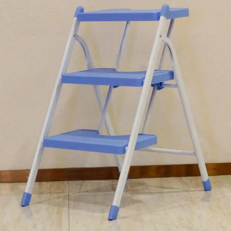 Складной стул для пожилых людей Tangga Lipat Pied Escabeau, табуретный стул для кухни Merdiven Stepladder, стул Escaleta, Ступенчатая лестница - Цвет: MODEL X