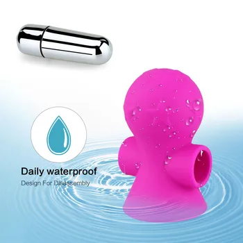 Women Stimulator Clitoris Nipple Sucker Breast Enlarger Mini Bullet Vibrators Adult Sex Toys for Women Lesbian Female Massager 3