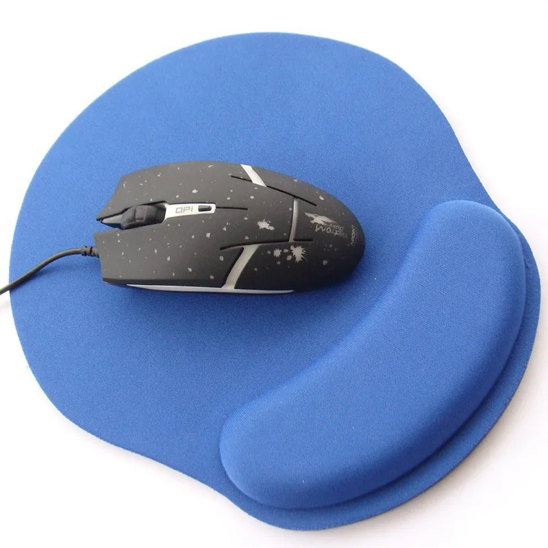 Color sólido de ratón almohadilla EVA pulsera cómodo ratones estera de regalo de día de San Valentín almohadilla blanda para ratón 1 Uds juego PC ordenador portátil
