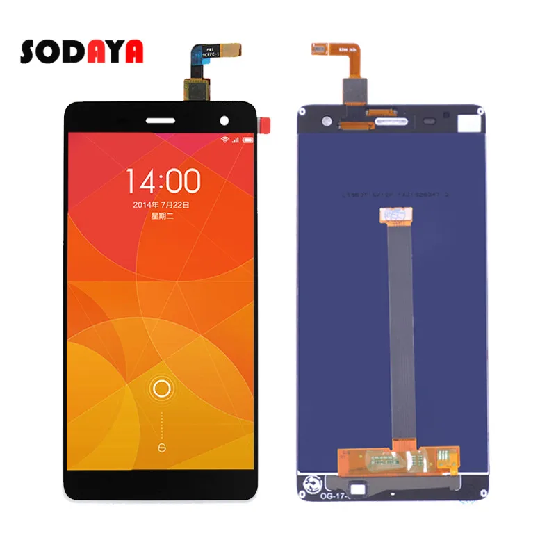 Для Xiaomi Mi4 Mi 4 M4 ЖК дисплей с кодирующий преобразователь сенсорного экрана в сборе