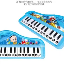 Новые продукты Детский мультфильм электронная клавиатура Ранние обучающие клавиши пианино Младенцы Дети крупный самолет, аэробас, мульти-функциональные музыка